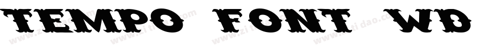 Tempo Font Wd Extreme Lefti字体转换
